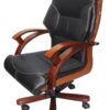import placeholder for black x brown chair leather