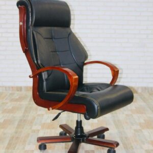 import placeholder for black leather chair 1